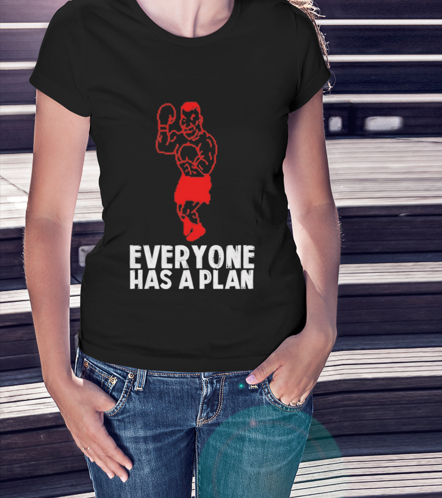 Everyone Has A Plan Punchout Video Game Boxing T-Shirt