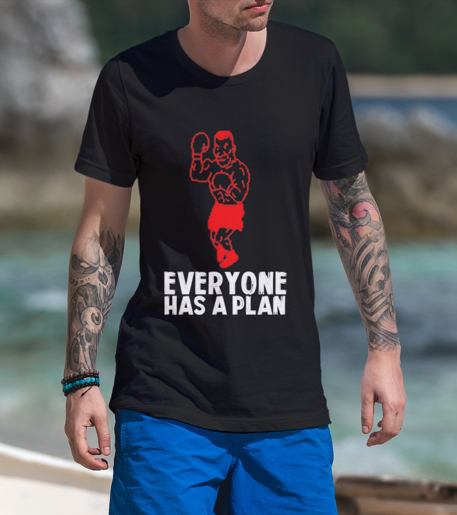 Everyone Has A Plan Punchout Video Game Boxing T-Shirt