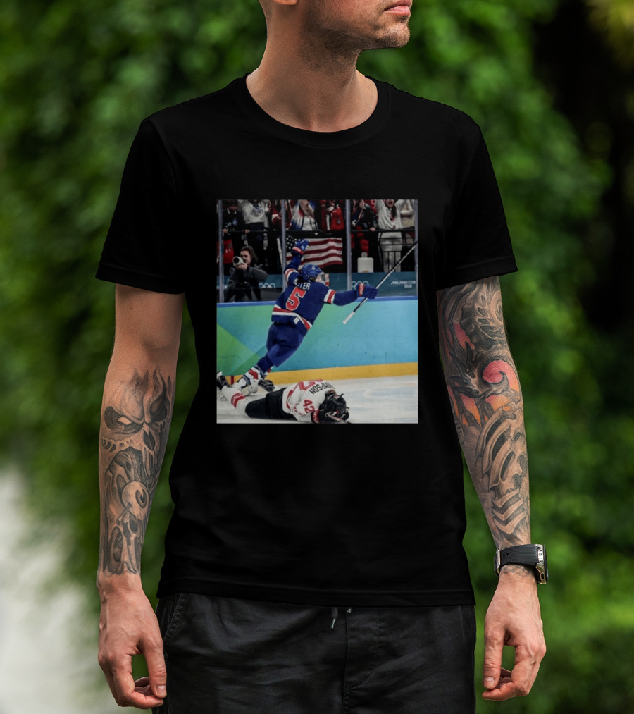 Team USA Women's Hockey Gold Win Milan 2026 Celebration T-Shirt