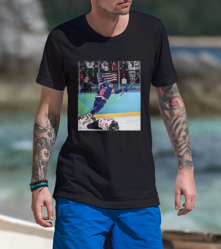 Team USA Women's Hockey Gold Win Milan 2026 Celebration T-Shirt