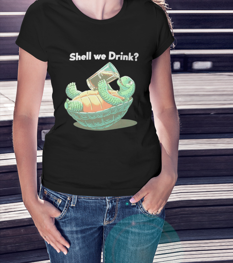 Shell We Drink Irish Party Turtle T-Shirt