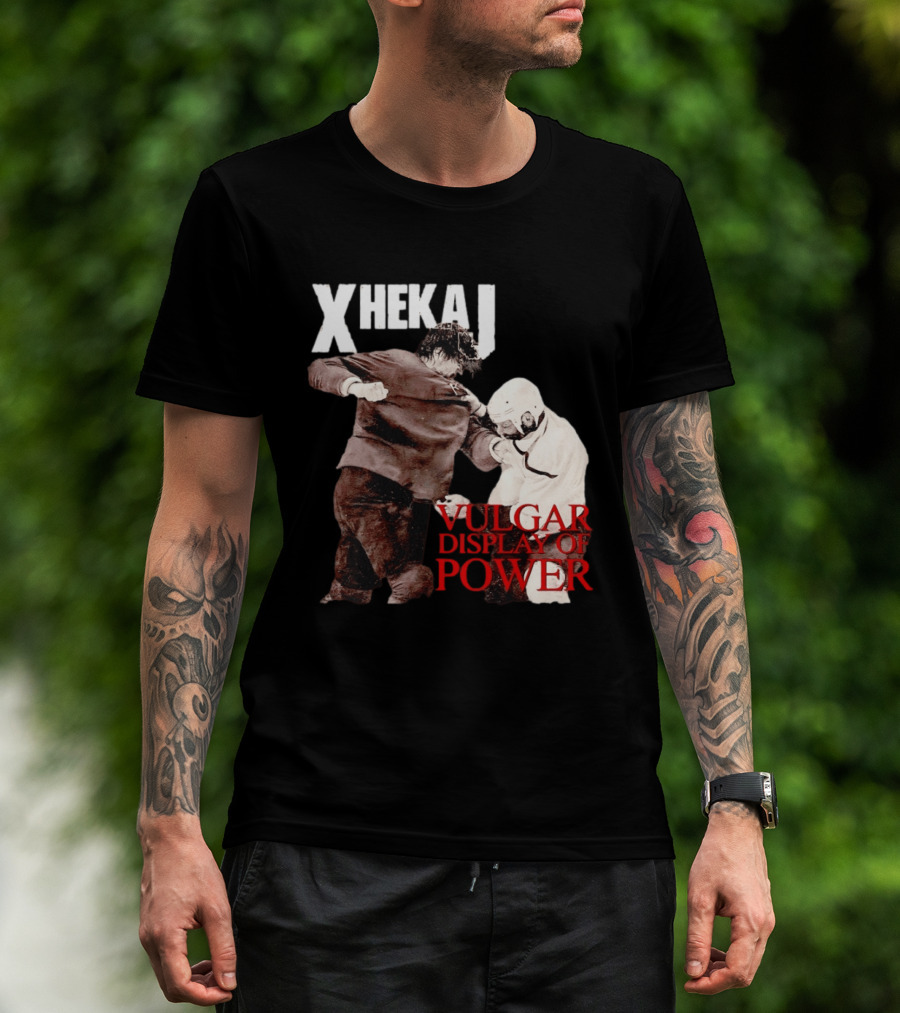 Xhekaj Vulgar Display Of Power Hockey Fight T-Shirt