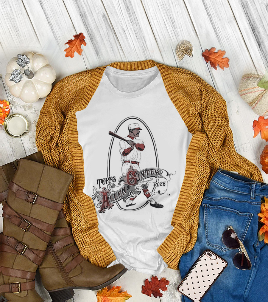Allen and Ginter 2025 Vintage Baseball Player T-Shirt
