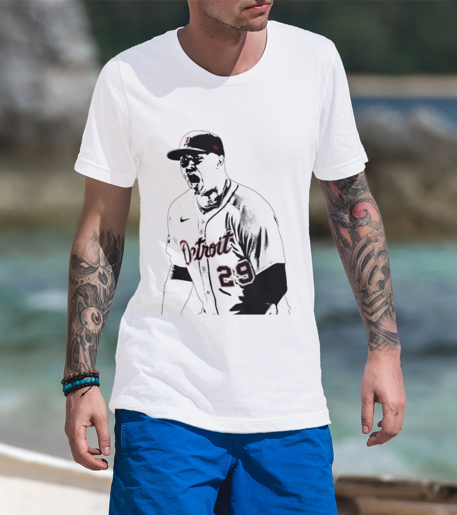 Detroit Tigers Tarik Skubal 29 Don't Tap T-Shirt