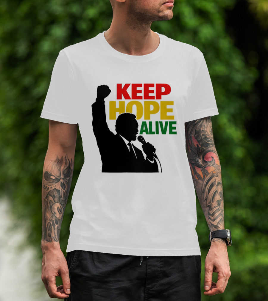 Keep Hope Alive Raised Fist T-Shirt