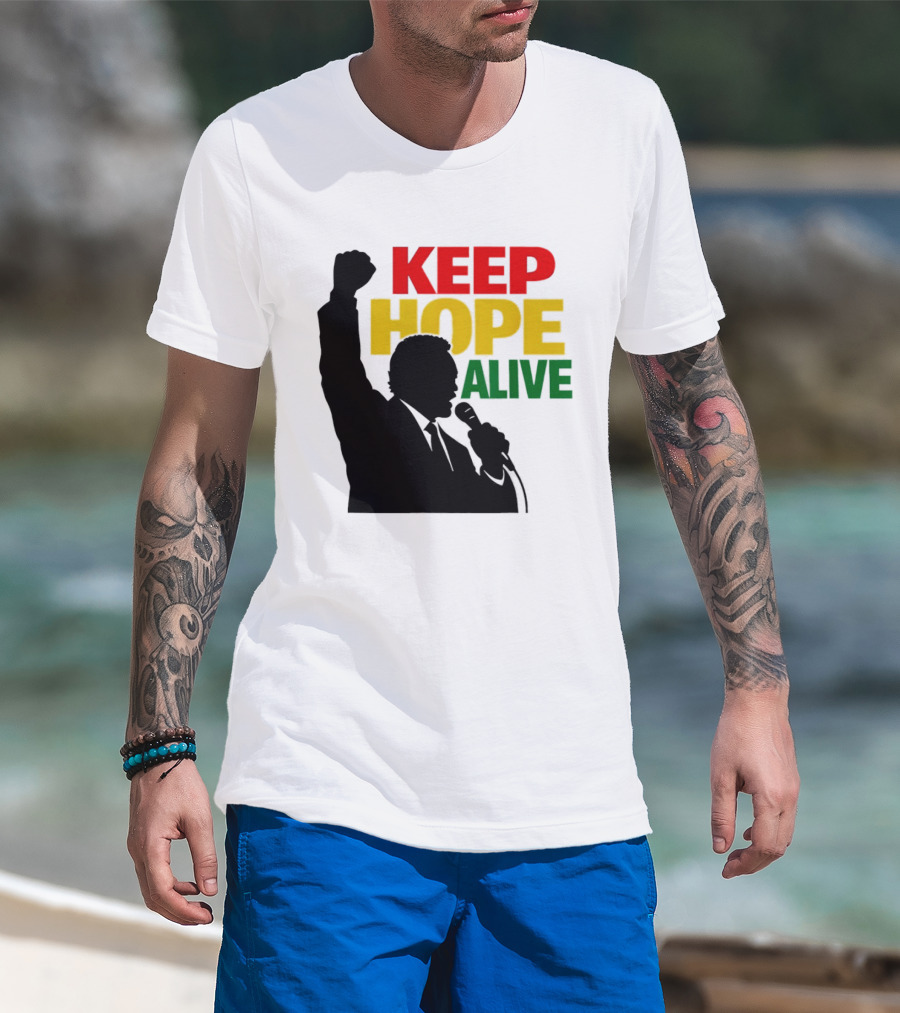 Keep Hope Alive Raised Fist T-Shirt