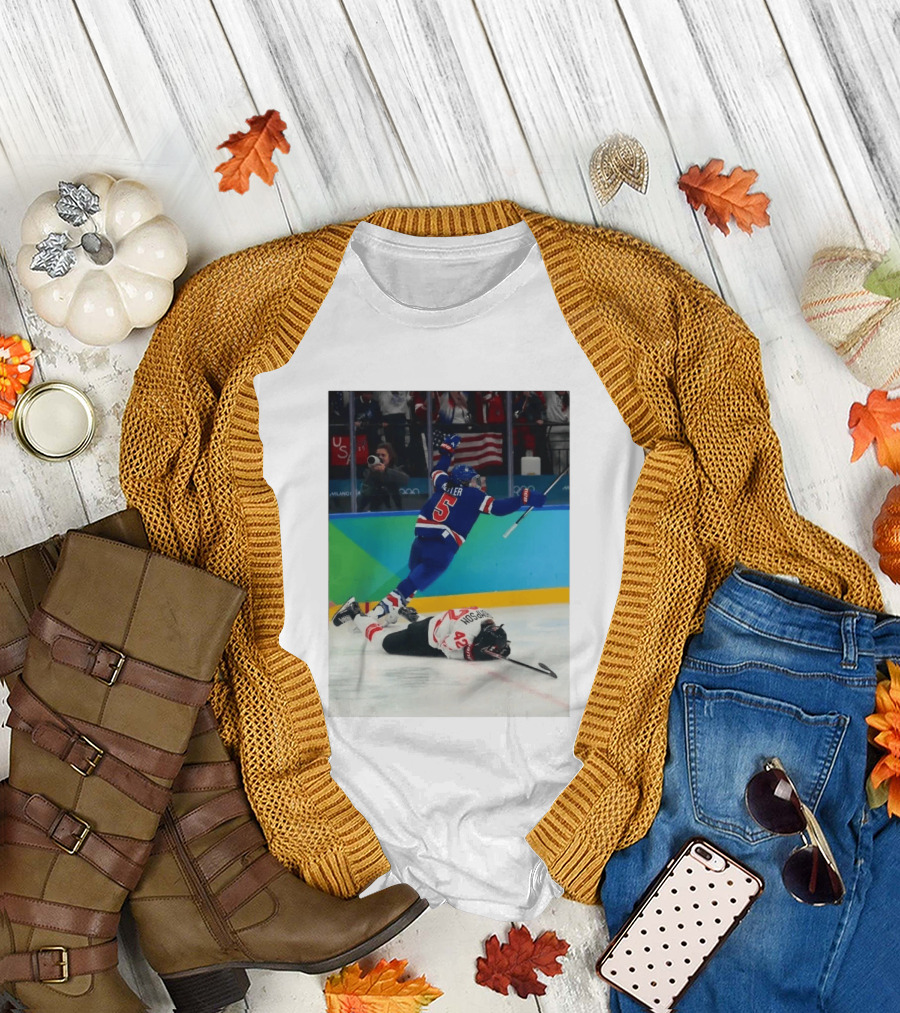 Megan Keller USA Olympic Hockey OT Goal Celebration T-Shirt
