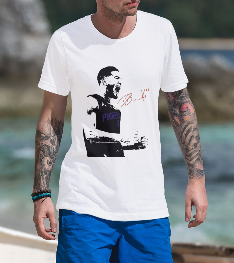 Phoenix Suns Booker Signature Don't Tap T-Shirt