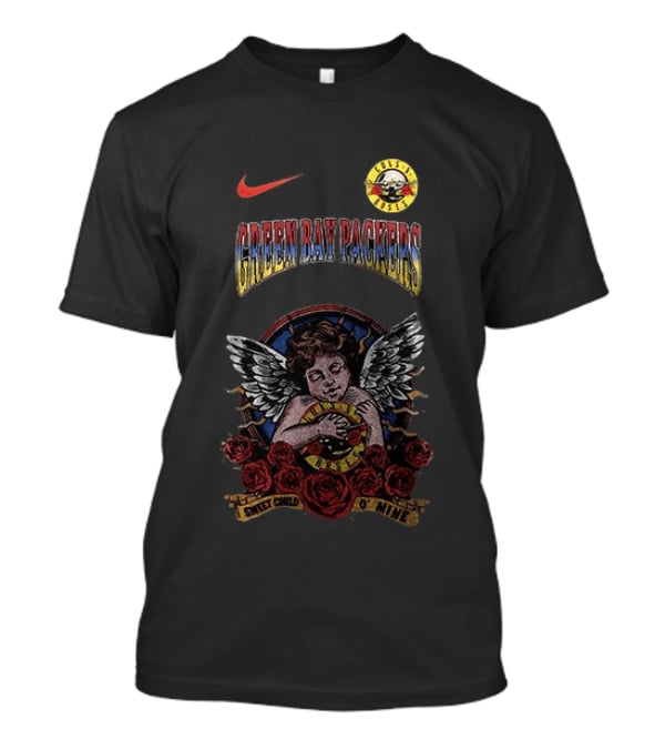 Green Bay Packers X Guns N' Roses Sweet Child O' Mine T-Shirt