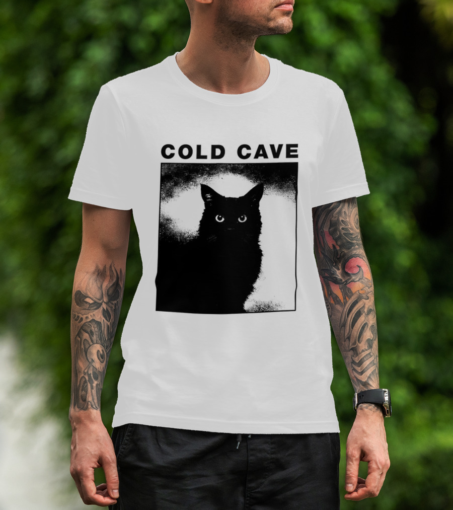 COLD CAVE Cat In Shadow T-Shirt