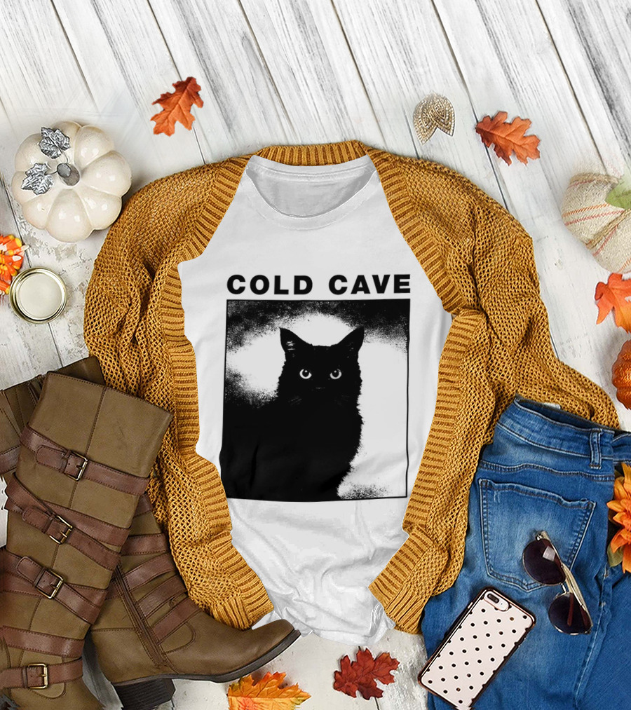 COLD CAVE Cat In Shadow T-Shirt