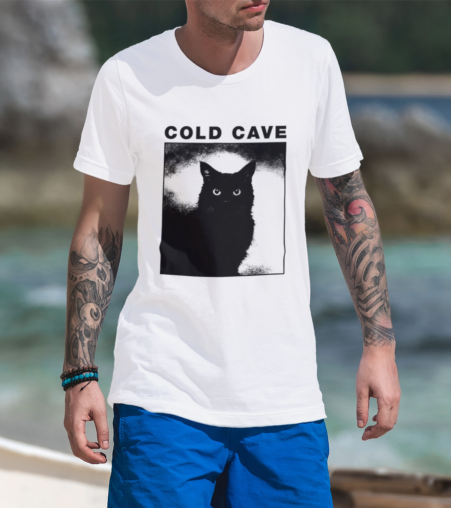 COLD CAVE Cat In Shadow T-Shirt