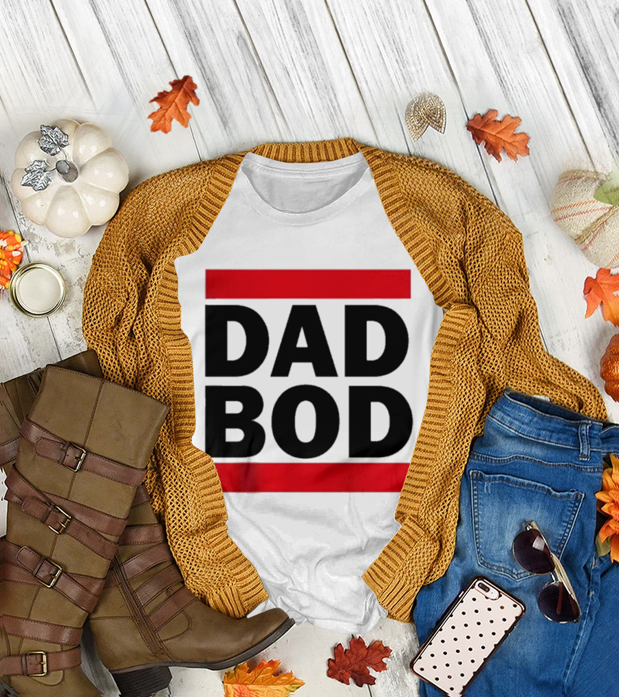 Dad Bod Red Stripes T-Shirt