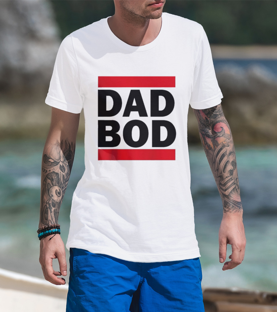 Dad Bod Red Stripes T-Shirt