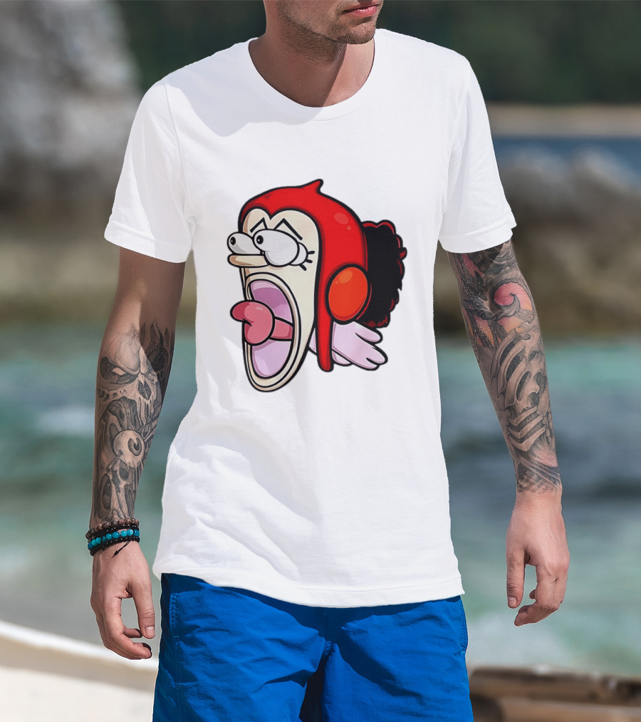 Usopp Sogeking Shout Expression Digital Drawing T-Shirt