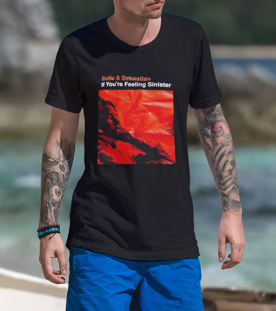 Belle And Sebastian If You're Feeling Sinister Album Art Red T-Shirt