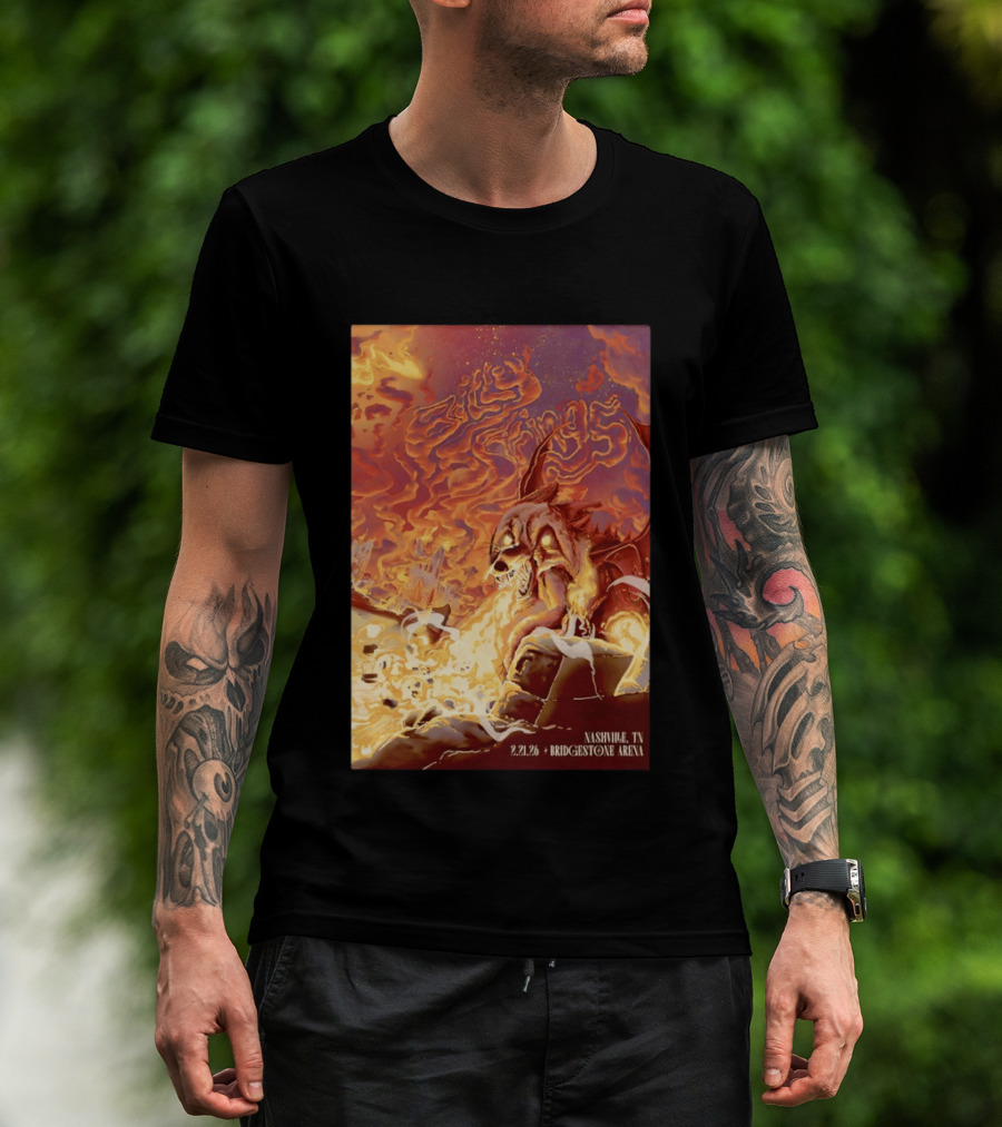 Billy Strings 2.21.26 Bridgestone Arena Nashville TN T-Shirt