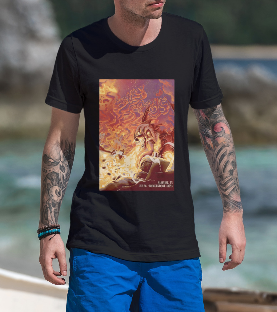 Billy Strings 2.21.26 Bridgestone Arena Nashville TN T-Shirt