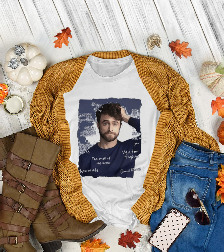 Bubble Wrap Beside Water Fights Ice Cream Chocolate The Smell Of Old Books Daniel T-Shirt