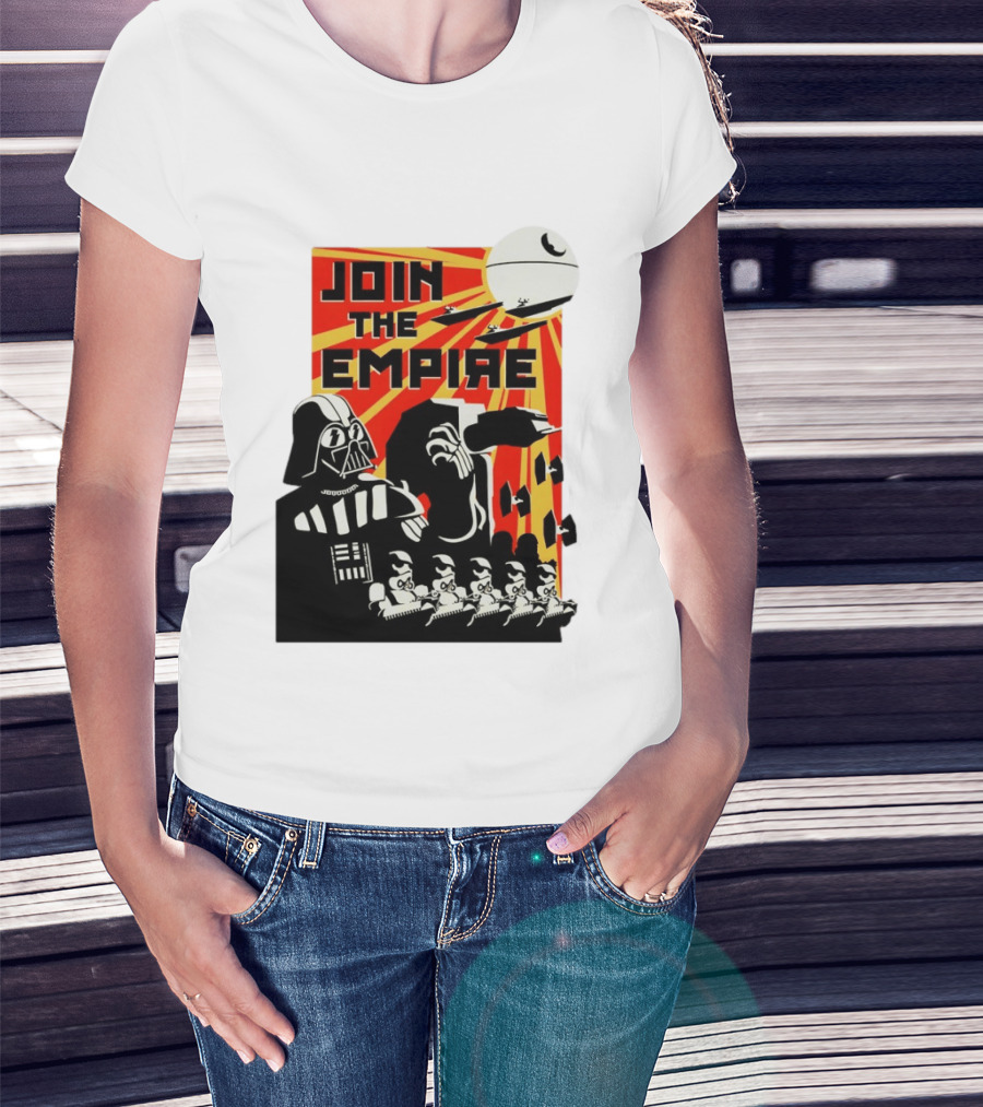Join The Empire Propaganda Galactic Battle Recruitment T-Shirt