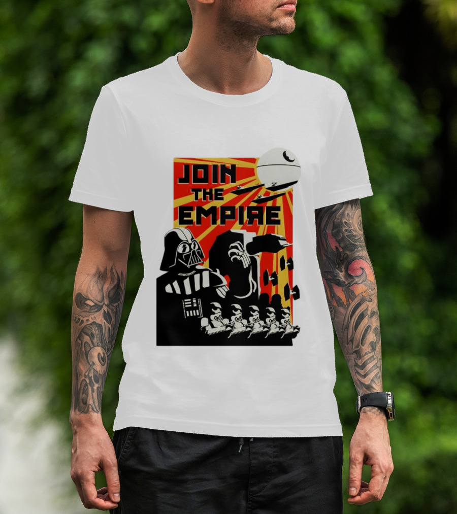 Join The Empire Propaganda Galactic Battle Recruitment T-Shirt