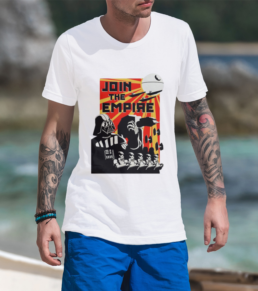Join The Empire Propaganda Galactic Battle Recruitment T-Shirt