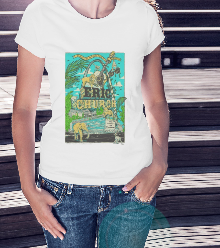 Eric Church St. Louis Gather Again Tour Feb 21 2026 Enterprise Center T-Shirt