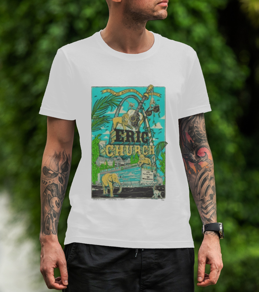 Eric Church St. Louis Gather Again Tour Feb 21 2026 Enterprise Center T-Shirt