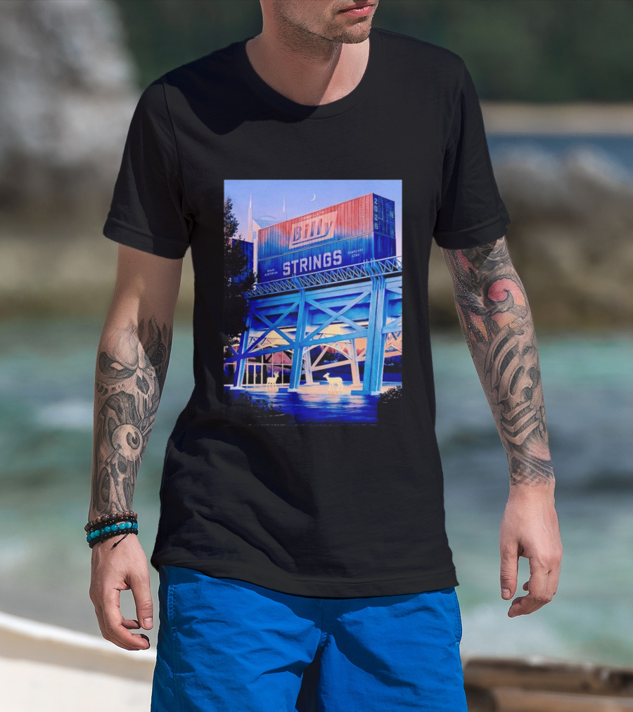Billy Strings Nashville Tennessee February 20 To 22 2026 With Bridge And Deer T-Shirt
