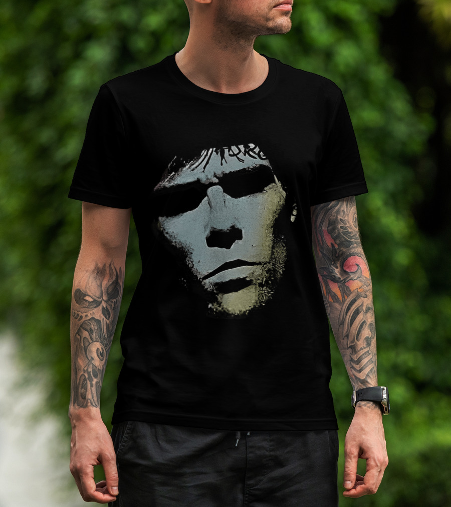Ian Brown Face Pop Art Style Iconic Music Legend T-Shirt
