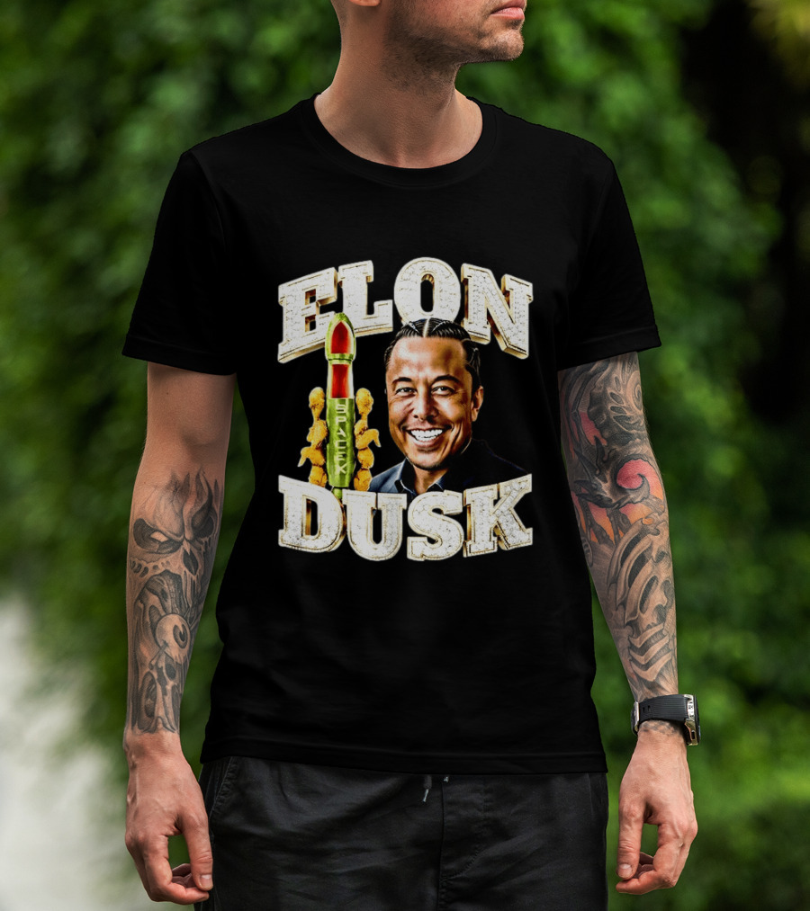 Elon Dusk SpaceX Rocket And Teddy Bears T-Shirt