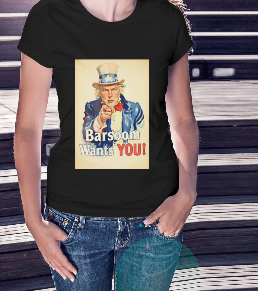 Elon Musk Uncle Sam Barsoom Wants You T-Shirt