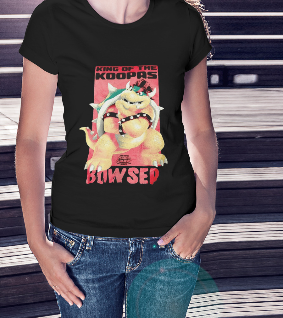 King Of The Koopas Bowser Mario Galaxy Movie T-Shirt