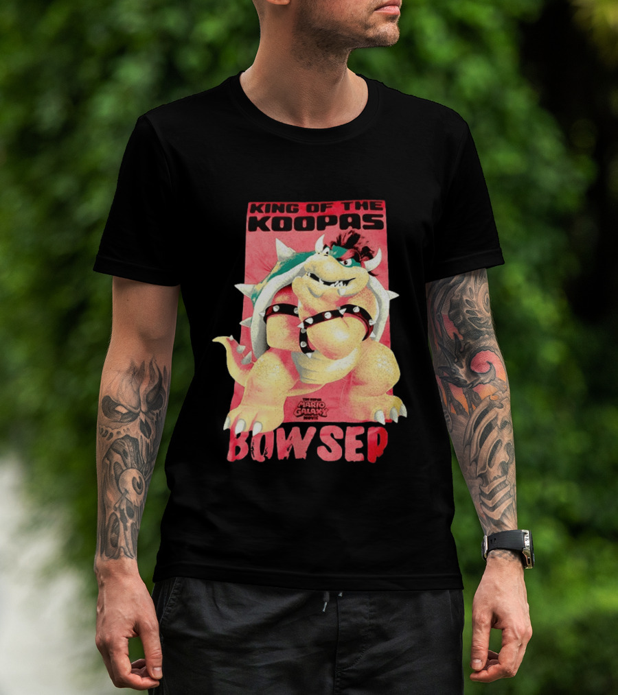 King Of The Koopas Bowser Mario Galaxy Movie T-Shirt