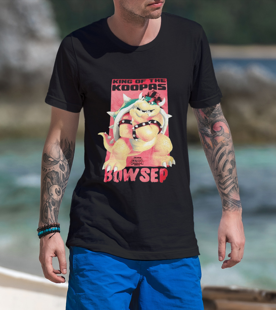 King Of The Koopas Bowser Mario Galaxy Movie T-Shirt