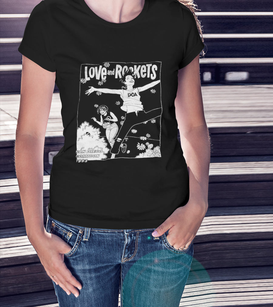 Love And Rockets San Diego Comicon 1993 Classic Cover T-Shirt