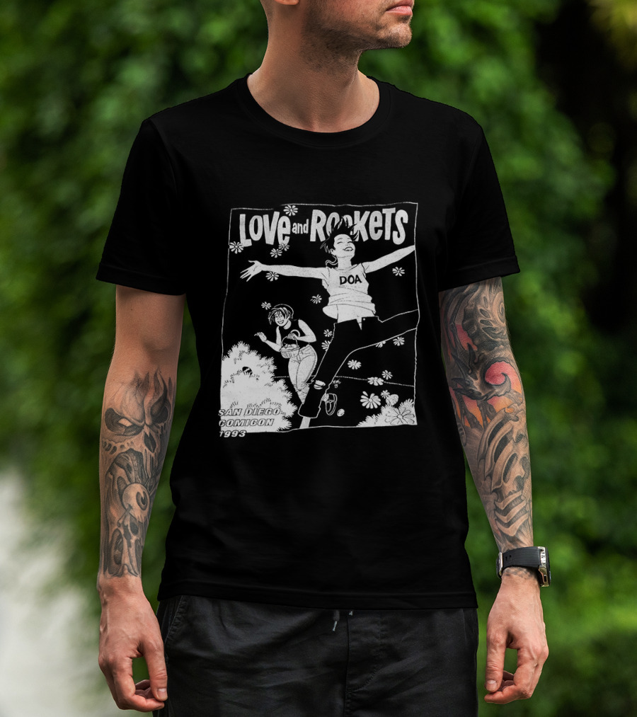 Love And Rockets San Diego Comicon 1993 Classic Cover T-Shirt