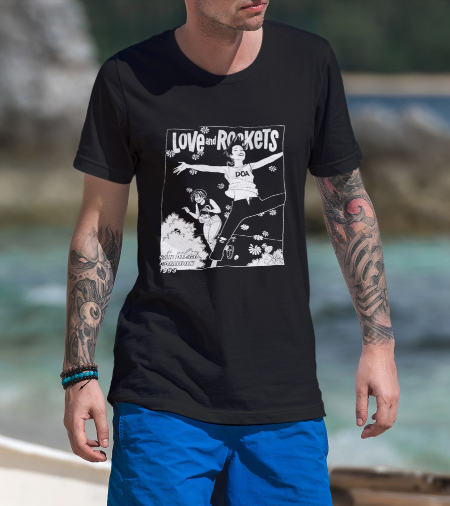 Love And Rockets San Diego Comicon 1993 Classic Cover T-Shirt