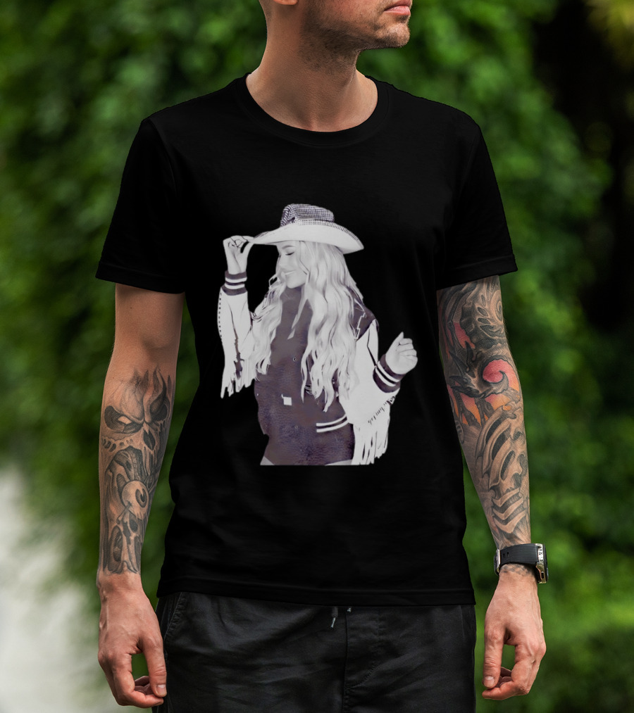 Megan Moroney Cloud 9 Tour 2026 Fringed Cowboy Hat And Jacket T-Shirt