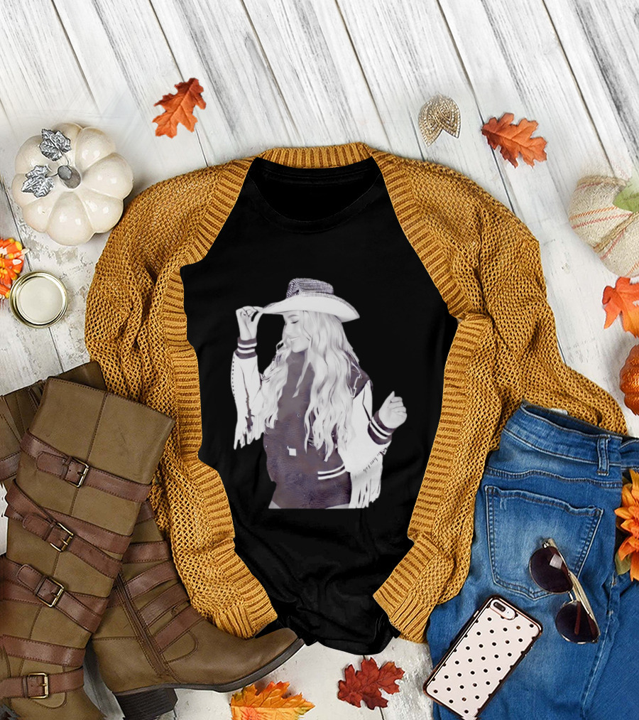 Megan Moroney Cloud 9 Tour 2026 Fringed Cowboy Hat and Jacket T-Shirt