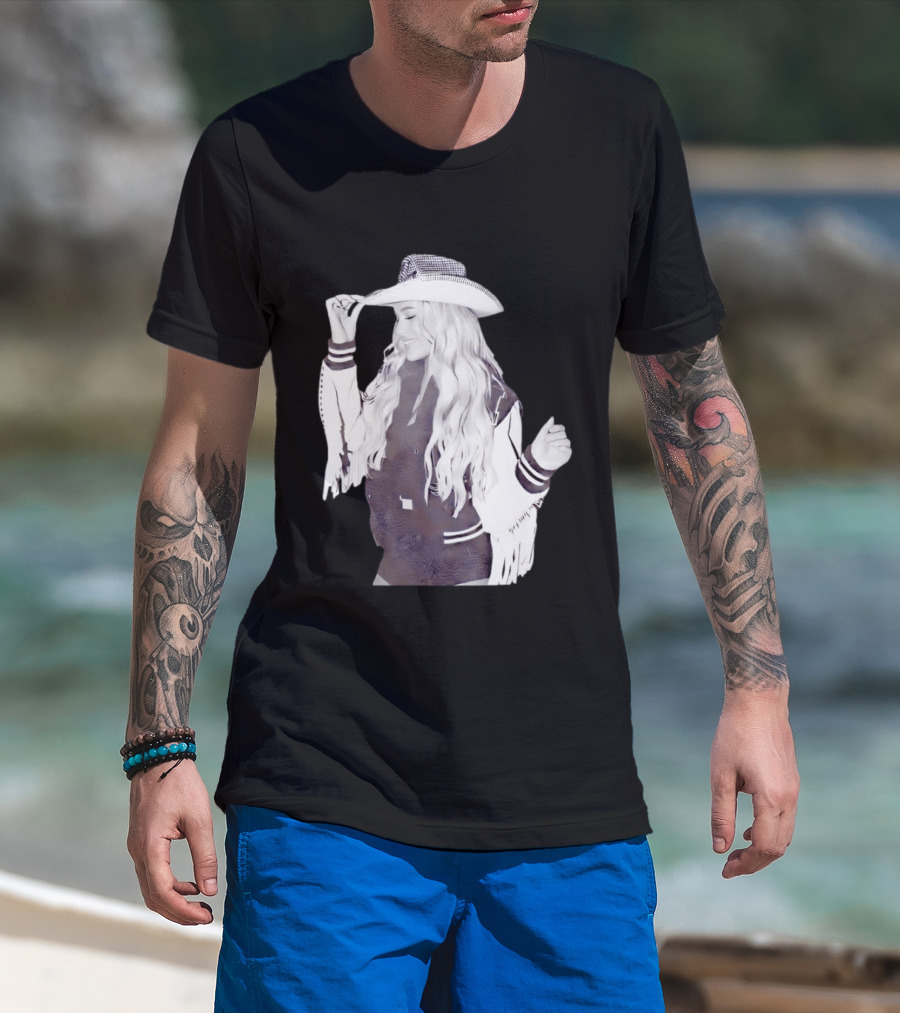 Megan Moroney Cloud 9 Tour 2026 Fringed Cowboy Hat And Jacket T-Shirt