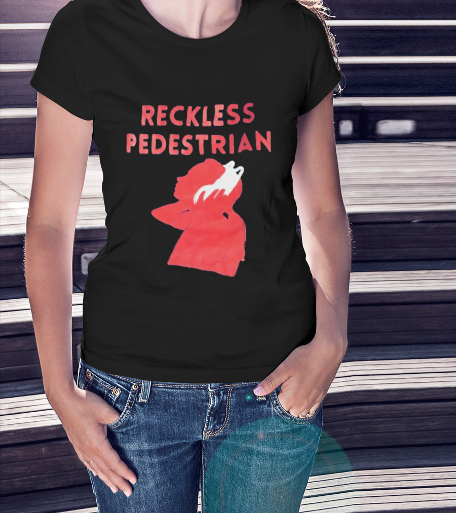 Reckless Pedestrian Bold Red T-Shirt