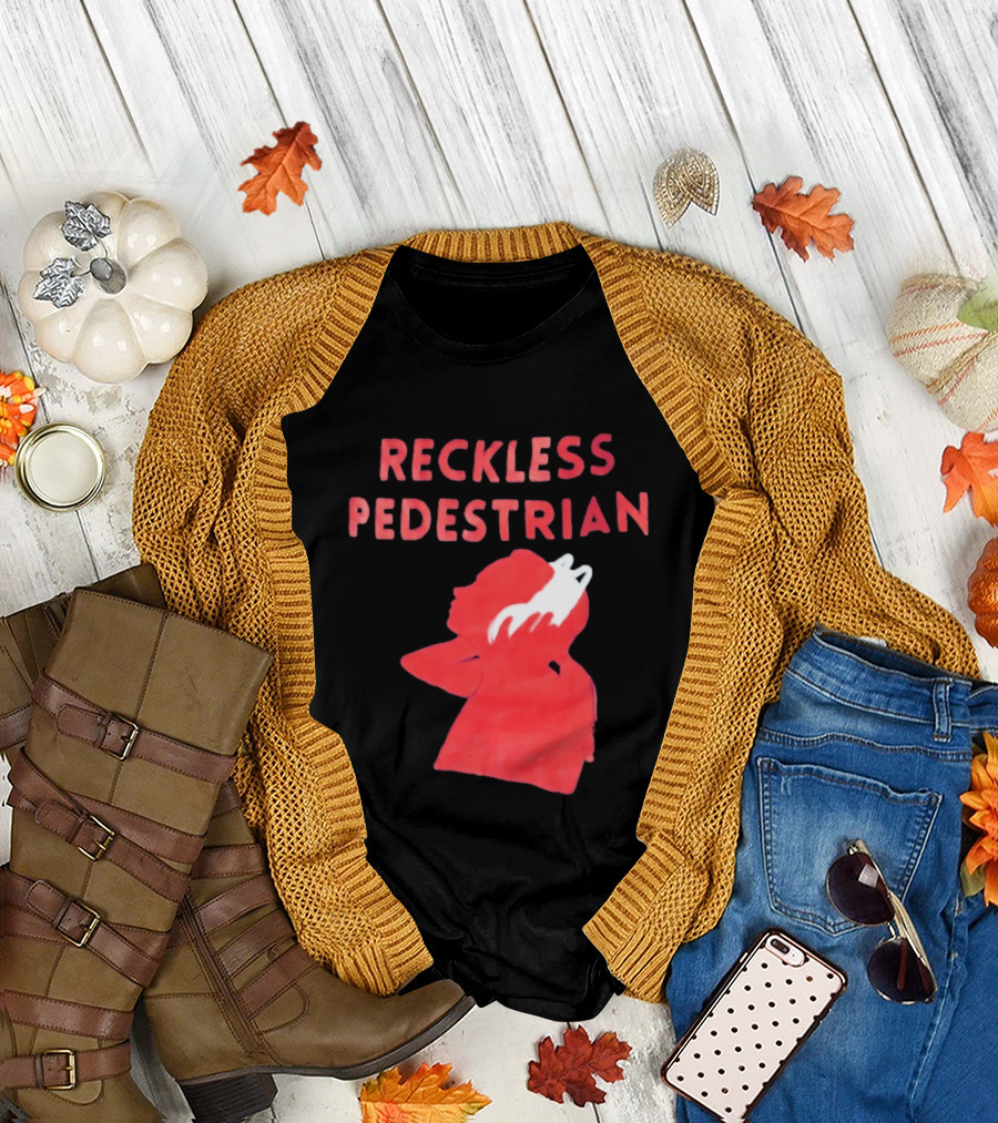 Reckless Pedestrian Bold Red T-Shirt