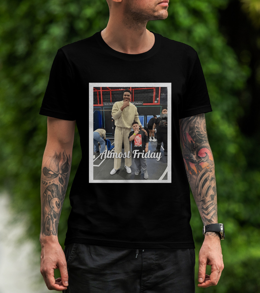 Rizzler Giannis Almost Friday MVP Machine T-Shirt