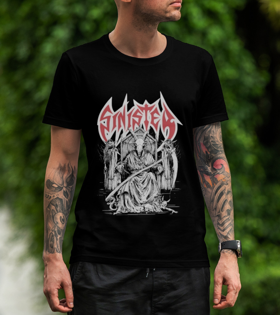 Sinister Entering The Underworld Metal Band T-Shirt