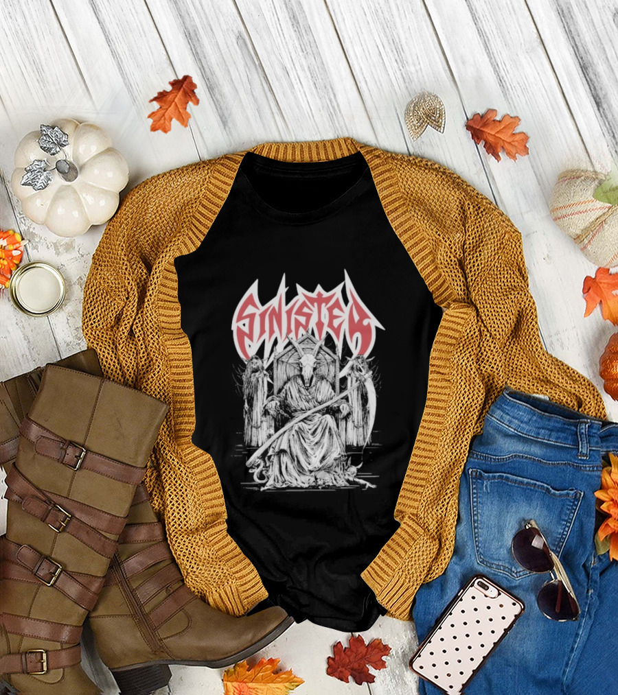 Sinister Entering The Underworld Metal Band T-Shirt