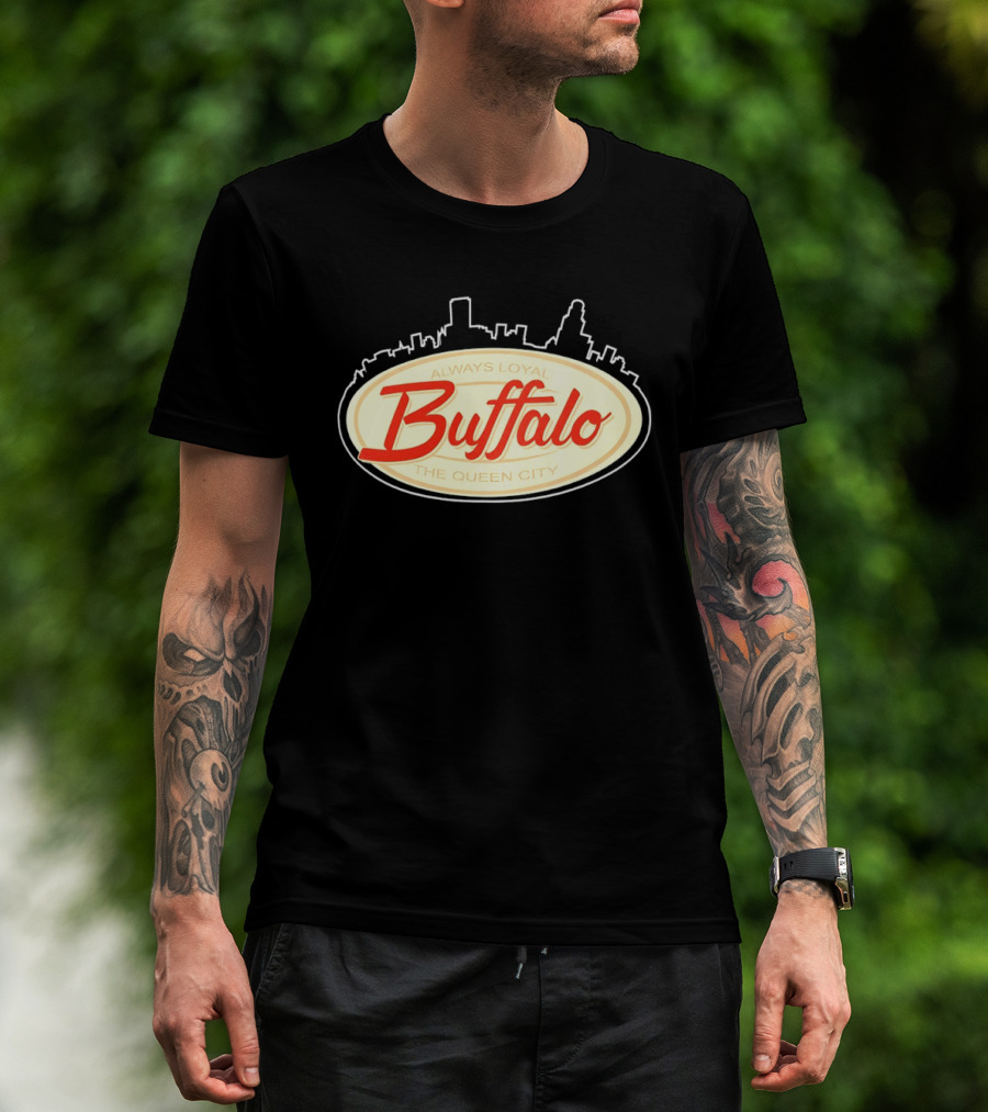 Buffalo Always Loyal The Queen City Skyline T-Shirt