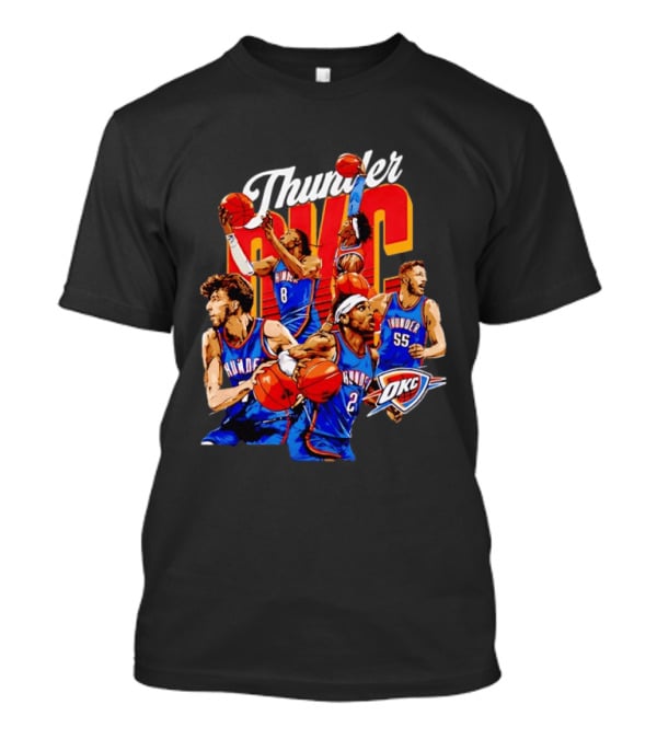 Shai Gilgeous Alexander OKC Thunder Basketball Team Players T-Shirt