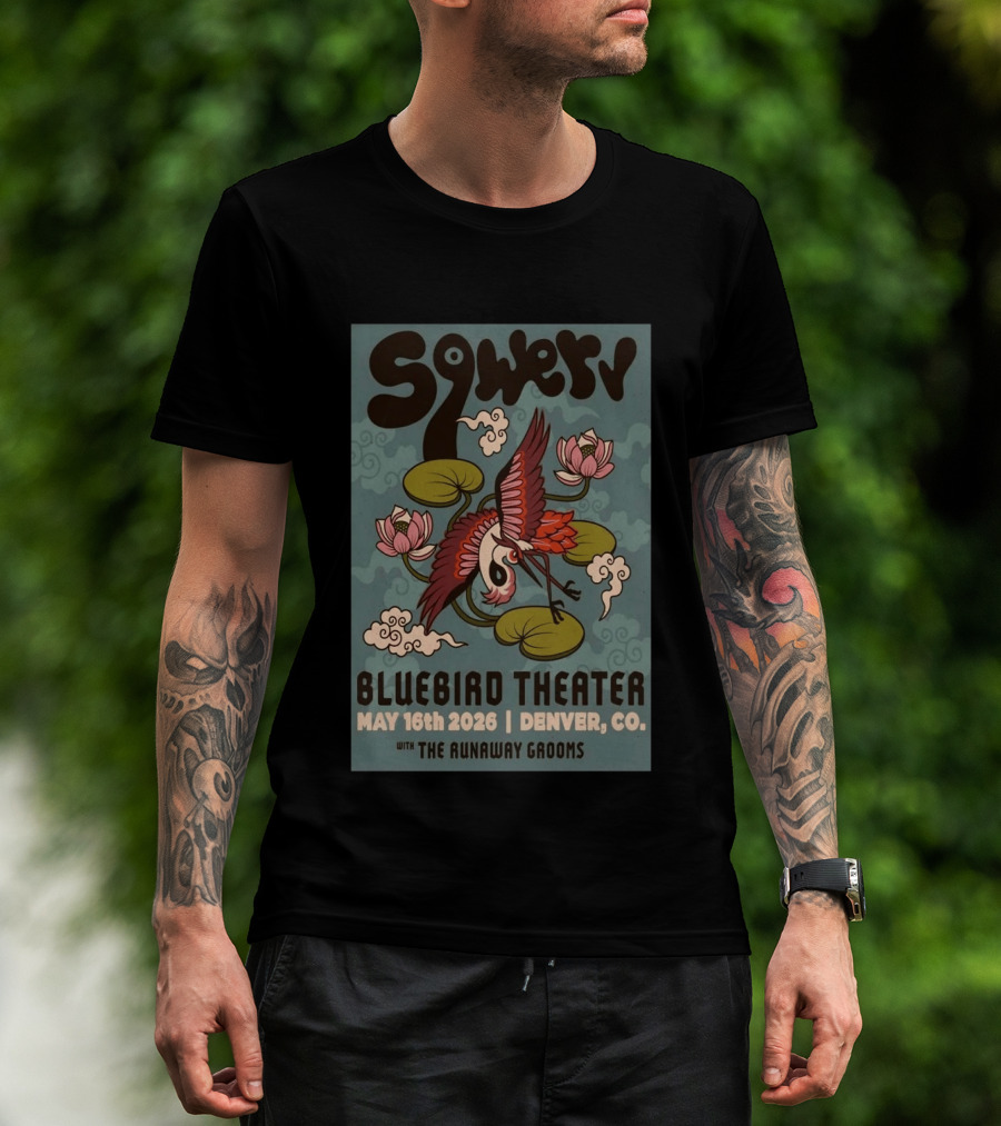 Skwerv Bluebird Theater Denver May 16 2026 The Runaway Grooms Event T-Shirt