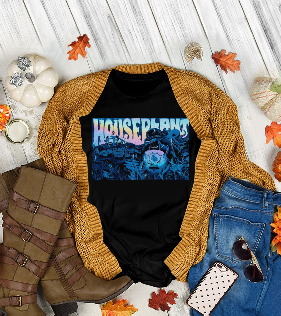 Houseplant Headliners Music Hall Louisville KY March 7 2026 Underwater Diver T-Shirt